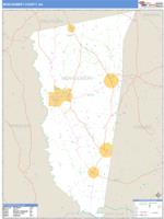 Montgomery County, GA Wall Map Zip Code
