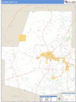 Paulding County, GA Wall Map Zip Code