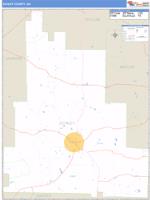 Schley County, GA Wall Map Zip Code