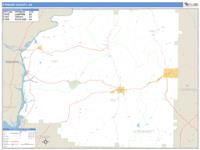 Stewart County, GA Wall Map