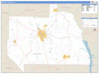 Sumter County, GA Wall Map Zip Code
