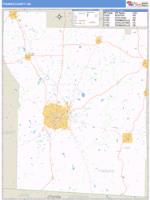 Thomas County, GA Wall Map Zip Code