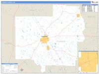 Turner County, GA Wall Map Zip Code