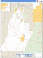 Walker County, GA Wall Map Zip Code