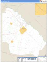 Wayne County, GA Wall Map Zip Code