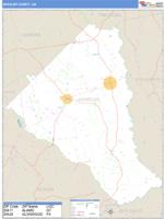 Wheeler County, GA Wall Map Zip Code