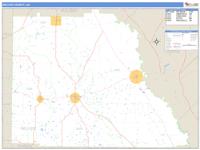 Wilcox County, GA Wall Map Zip Code