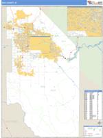Ada County, ID Wall Map Zip Code