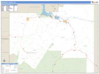 Benewah County, ID Wall Map Zip Code