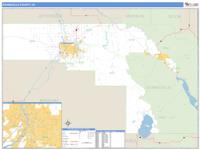 Bonneville County, ID Wall Map Zip Code