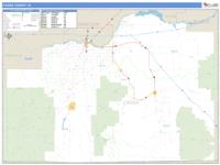 Cassia County, ID Wall Map Zip Code