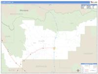 Clark County, ID Wall Map Zip Code
