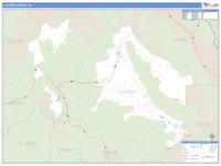 Custer County, ID Wall Map Zip Code