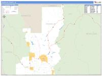 Franklin County, ID Wall Map Zip Code