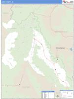 Lemhi County, ID Wall Map Zip Code