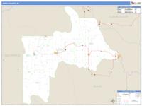 Lewis County, ID Wall Map Zip Code