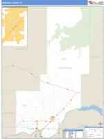 Minidoka County, ID Wall Map Zip Code