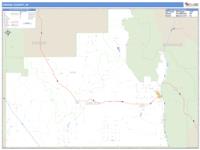 Oneida County, ID Wall Map Zip Code