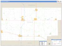 Douglas County, IL Wall Map