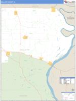 Gallatin County, IL Wall Map Zip Code