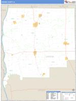 Greene County, IL Wall Map Zip Code
