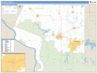 Jackson County, IL Wall Map