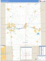 La Salle County, IL Wall Map Zip Code