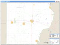 Lawrence County, IL Wall Map Zip Code