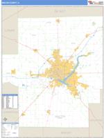 Macon County, IL Wall Map