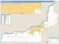 Rock Island County, IL Wall Map Zip Code