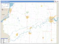 Whiteside County, IL Wall Map