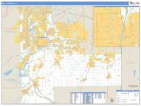 Will County, IL Wall Map Zip Code