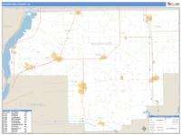 Woodford County, IL Wall Map Zip Code