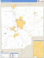 Bartholomew County, IN Wall Map Zip Code