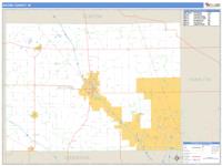 Boone County, IN Wall Map Zip Code