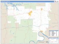 Crawford County, IN Wall Map Zip Code