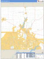Hamilton County, IN Wall Map Zip Code
