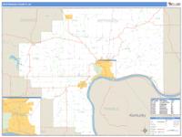 Jefferson County, IN Wall Map