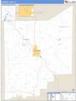 Jennings County, IN Wall Map