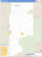 Martin County, IN Wall Map Zip Code