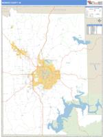 Monroe County, IN Wall Map Zip Code
