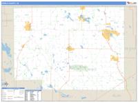 Noble County, IN Wall Map Zip Code