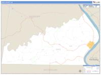 Ohio County, IN Wall Map