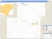 Owen County, IN Wall Map Zip Code