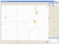 Pulaski County, IN Wall Map Zip Code