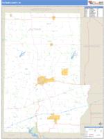 Putnam County, IN Wall Map Zip Code