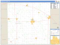 Randolph County, IN Wall Map Zip Code