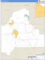 Scott County, IN Wall Map Zip Code