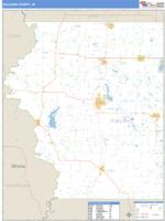 Sullivan County, IN Wall Map Zip Code