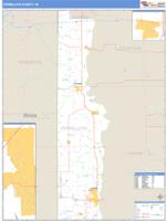 Vermillion County, IN Wall Map Zip Code